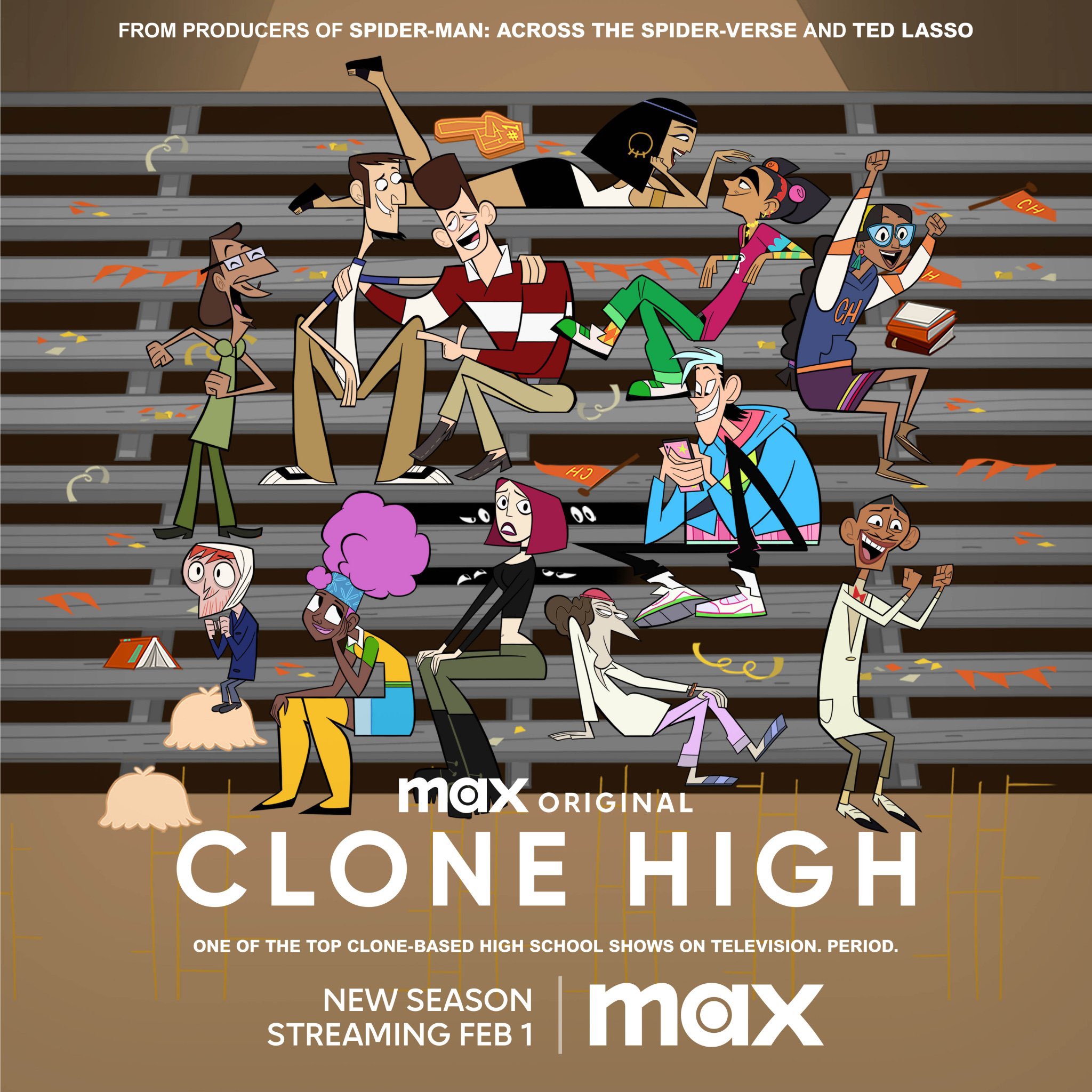 The Poster for Clone High Season 3